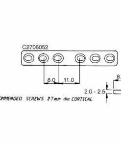 Compression/Dynamic Compression Plates "DCPs" (Germany)