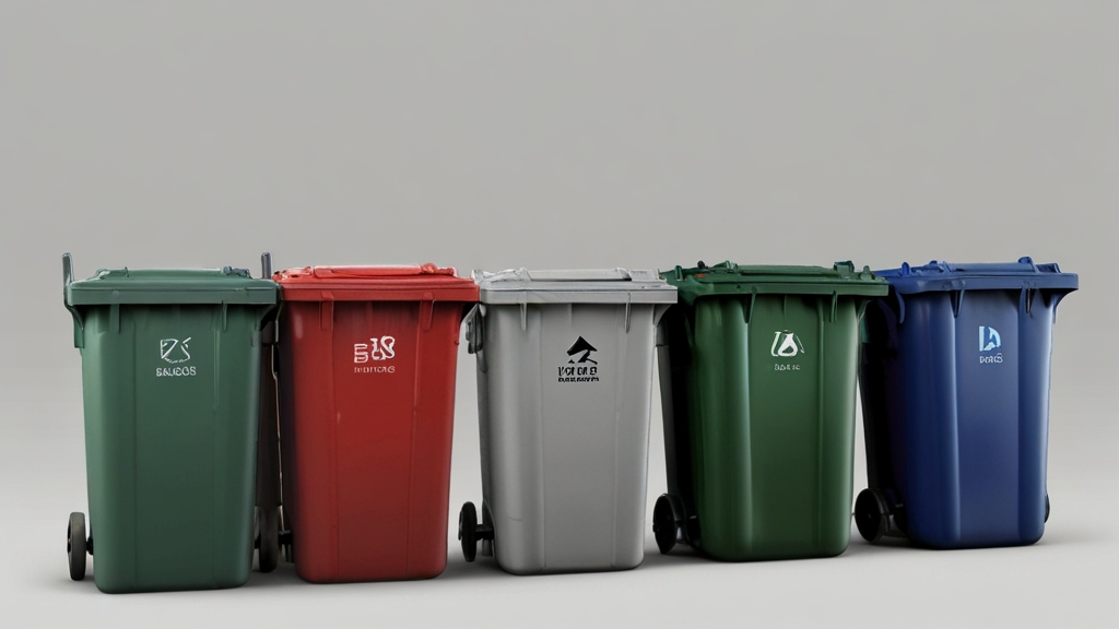 140l rubbish bin