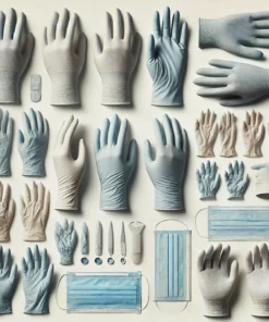 green sterile gloves