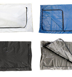 Heavy Duty UNSupported PVC material - 280 Micron colour: Body Bag transparent; mortuary body bag ; Red; Blue body bag