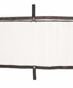 Body Bag transparent straight zip + handles 160 micron - large