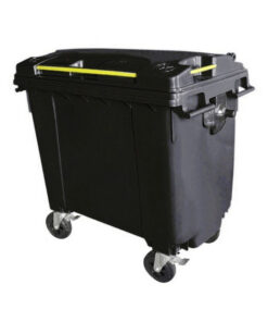 Yellow 240L Wheelie Bin Clinical & Medical Waste Designation