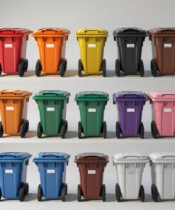 Standard 240L Wheelie Bin UV-Stabilized Municipal Grade