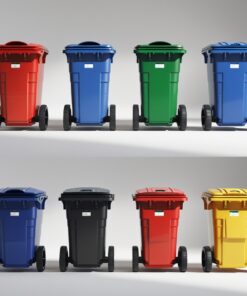 140 L Blue Wheelie Bin Recycling Option