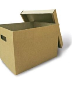 Cardboard Archive Box with Lid - Instacase SWB Carton - Corrugated - 43 x 32.5 x 25 cm - 2G_CAIN4332
