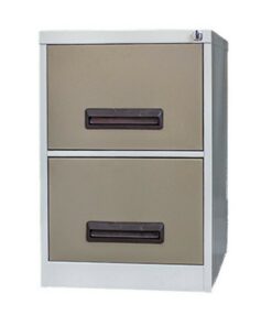 Steel Office Filing Cabinet - 2 Drawer File - 71 x 47 x 63 cm - 2FC01-ivorykaroo