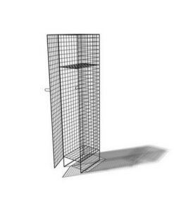 Wire Metal Locker - Powder Coated Steel Mesh - Single - 1 Door - 1 Tier