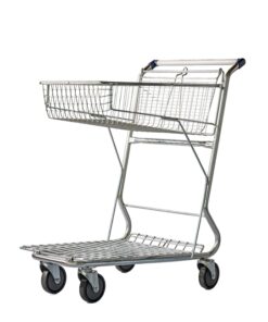 Steel Liquor Shopping Trolley - Large Metal Mesh - 160L
