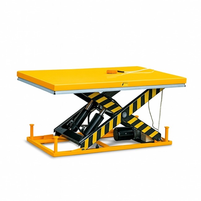 Electric Scissor Lift Table - 2000kg Capacity - 1.0m Lift