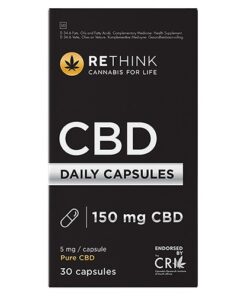 Rethink Cbd Daily Caps150mg – 30s