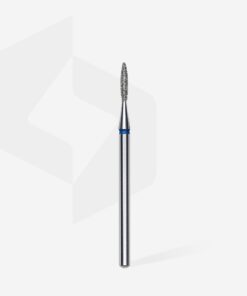 Alternative view of Staleks Diamond nail drill bit pointed flame blue EXPERT head diameter 1,6 mm / working part 8 mm
