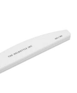 Alternative view of TGB 100/180 White Half Moon Nail Buffer | 5 Pack