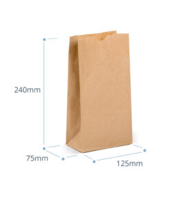 Alternative view of Extra Small Plain Paper Bag