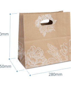 Alternative view of Floral Paper Shopping Bag