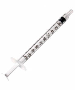 Syringe 3-Part Luerslip 1ml (Singles)